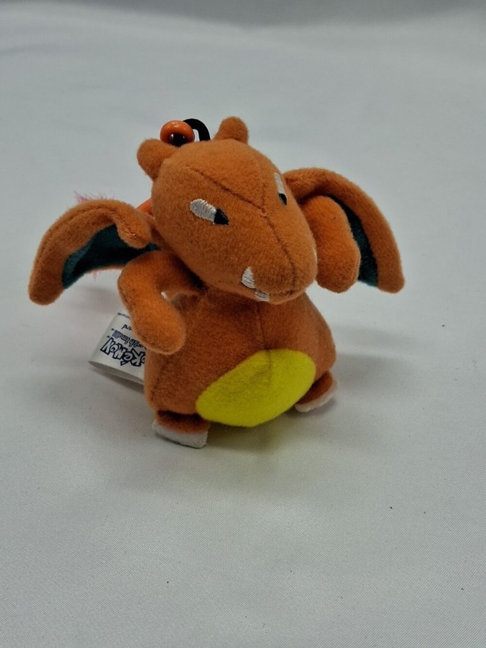 Pokemon Charizard Plush Keychain Toy Nintendo 1998 Dangler #06 Backpack Clip VTG